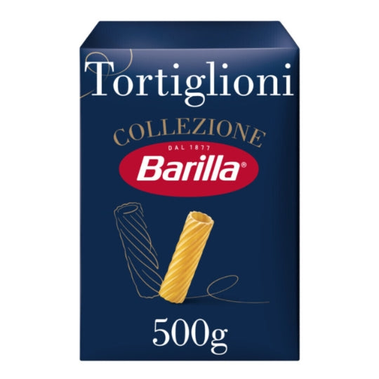 Pates Tortiglioni BARILLA — la boite de 500g — Lot de 3